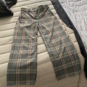 JCREW PLAID TROUSER PANTS